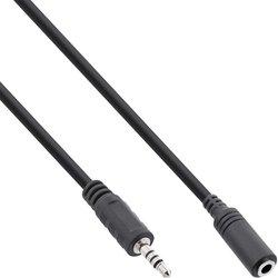 InLine 99308F cable de audio 3 m 2,5mm 3,5mm Negro