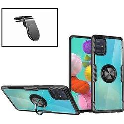 Kit Funda y Soporte Magnético Coche Samsung S9 3x1 Clear Armor