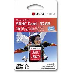 Tarjeta de Memoria AGFAPHOTO SDHC 32GB HIGH SPEED C10 UHS-I