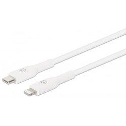 Cable Teléfono Móvil Usb-C MANHATTAN Blanco