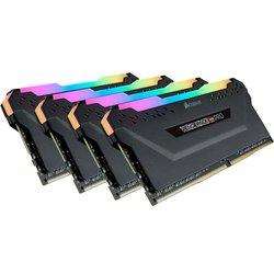 Memoria RAM DDR4 CORSAIR (4 x 32 GB - 3000 MHz - Negro)