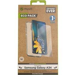 Carcasa para Samsung Galaxy A34 5G MUVIT FOR CHANG Transparente