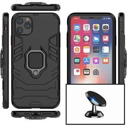 Carcasa + Soporte iphone 13 Pro PHONECARE Military Defender Negro 90066