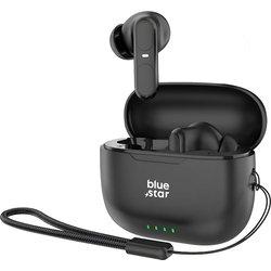 Auriculares TWS Control Táctil con Estuche de Carga y Correa Negro