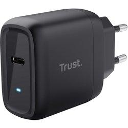 Cargador de pared trust negro 45 w