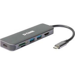 D-Link Hub Dub-2327 6 En 1 Usb C