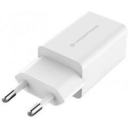 Cargador Conceptronic 2Xusb 5V / 12W Blanco