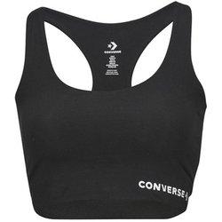 Sujetador deportivo Converse  WORDMARK BRA TOP CONVERSE BLACK