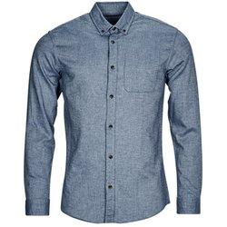 Camisa JACK & JONES Classic Melange Azul (M)