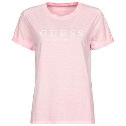 Camiseta Guess  ES SS GUESS 1981 ROLL CUFF TEE