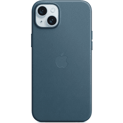 iphone 15 plus woven case blue