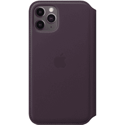 iphone 11 pro leather aubergine