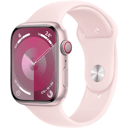 APPLE Watch Series 9 GPS+Cellular 45 mm Rosa con Correa Deportiva Rosa-claro (Talla: S/M)