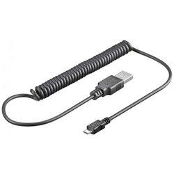 Cable USB GOOBAY (USB - 1 m - Negro)