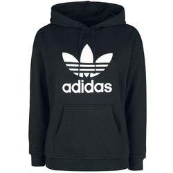 adidas Trefoil Hoodie, Sudadera negra Mujer