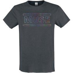 Camiseta de Muse - Amplified Collection - Logo - S 3XL - para Hombre - Gris marengo