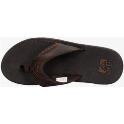 Reef Leather Fanning Flip Flops