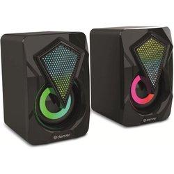 Denver GAS-500 Altavoces Gaming 2x3W RSM USB RGB