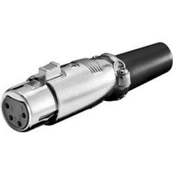 11960 conector XLR (4-pin) Negro, Metálico, Embrague