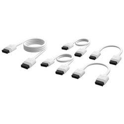 Corsair iCUE LINK Cable Kit con Conectores Rectos Blanco