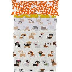 Juego de Sábana HAPPYFRIDAY Dogs Cama 80/90 (160x270 cm)