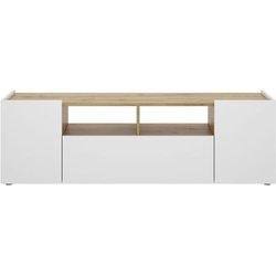 Mueble de tv isola en blanco y nordic 44 x 142 x 35 cm