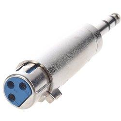 Goobay Adaptador XLR Mono a Jack 6.35mm Hembra/Macho Gris