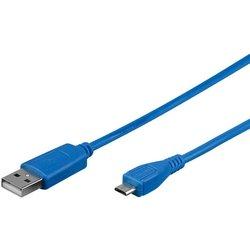 Goobay Cable USB 2.0 a Micro USB Macho/Macho 1m Azul