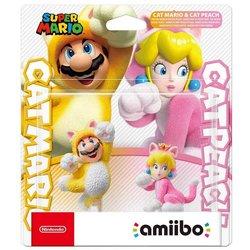 Nintendo Figuras amiibo Mario Felino y Peach Felina