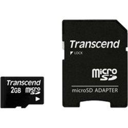 Transcend TS2GUSD 2GB MicroSD MLC memoria flash