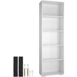 TECTAKE Lexi Bookcase 5 Compartimentos