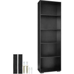 TECTAKE Lexi Bookcase 5 Compartimentos