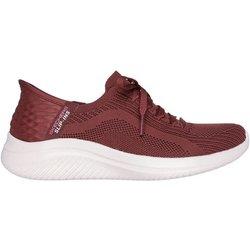 Zapatilla Mujer Skecher Ultra Flex Slip Granate