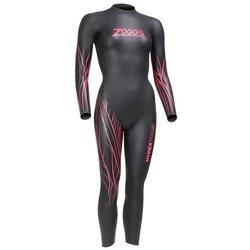 Neopreno de natación zoggs hypex tour fs mujer negro/rojo