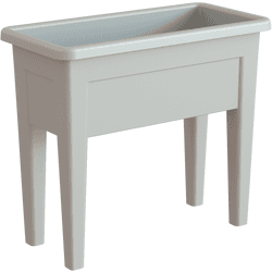 Mesa alta de cultivo venezia de plástico gris 69x80x39cm