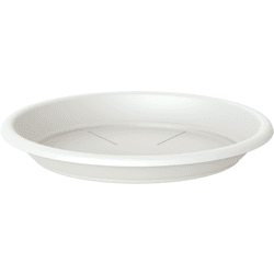 Plato para maceta y jardinera de polipropileno blanco ø 66 cm