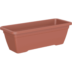 Jardinera de polipropileno venezia terracota 40x16,3x19,5 cm