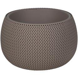 Maceta de plástico splofy bowl beige 29 cm