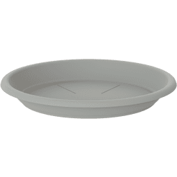 Plato de maceta polipropileno gris de ø 47.3 cm