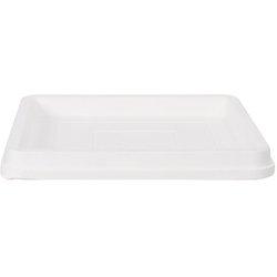 Plato de resina para maceta d40 cm blanco