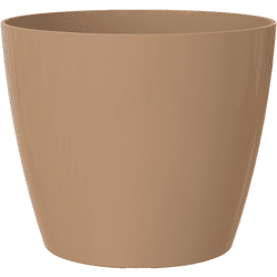 Maceta de polipropileno san remo beige de ø 6 cm