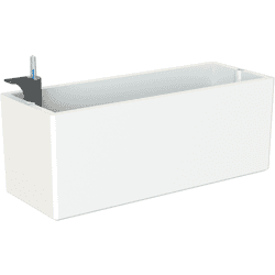 Jardinera auto-riego rimini blanco 51x20x20cm