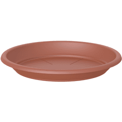 Plato para maceta y jardinera de polipropileno marrón ø 66 cm