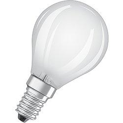 Bombilla led e14 esférica 470 lúmenes 3.4w de 2700k osram