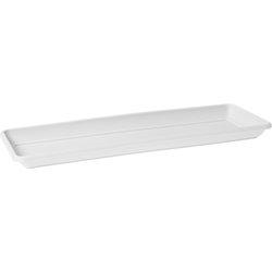 Plato de jardinera venezia de polipropileno blanco 37.4x17.4 cm