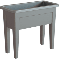 Huerto urbano venezia de polipropileno gris 69 cm