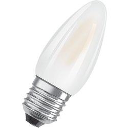 Bombilla led e27 vela 470 lm blanco cálido opaco