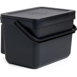 TATAY 1105615 CUBO ORGÁNICO 6L SMART CON SOPORTE NEGRO