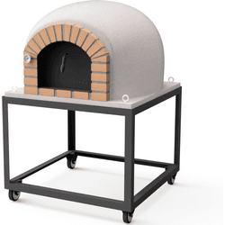 Horno leña stromboli 100cm bl + base metalica c/ruedas light