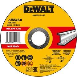 Disco dewalt para tronzadora metal 355x3x25.4 mm